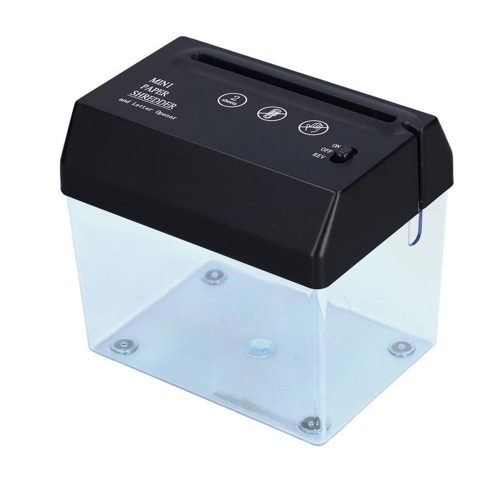Mini Shredder, Space-Saving, Compact, Lightweight, Durable Electric Shredder for Home, Office, School