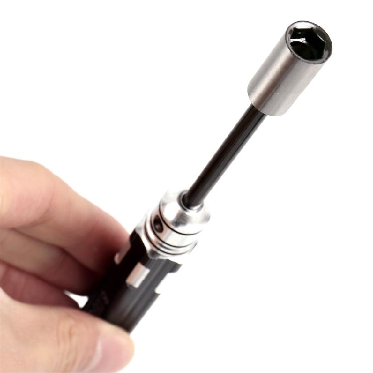 Precise 4Piece Sockets Set CarbonStrlsures Secure Fastening for Various Job