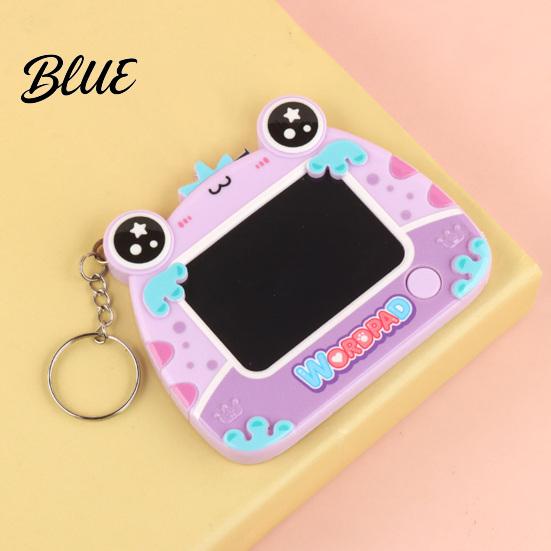 Portable Graffiti Board Mini Drawing Keychain for Kids  Cartoon Frog Writing Pad with Travel Friendly Sketch Key Ring  Hanging Doodle School