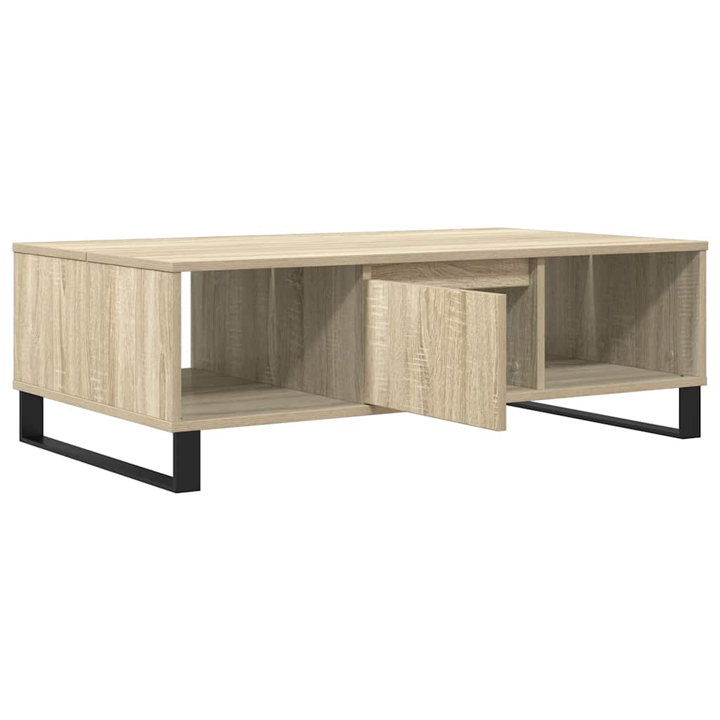 Coffee Table Sonoma Oak 104x60x35 Cm Wood Based Panel