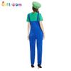 Orgy Party Adult Costume Mario Cosplay Lycra Female Mary Cartoon Game Uniform