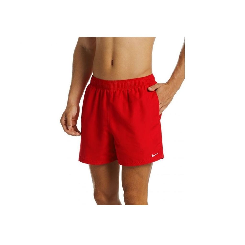 Nike Solid Color Elastic Straight-Leg Casual Shorts Men Bottoms Red NESSA560-614