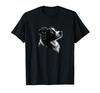 Black and white Border Collie T-shirt