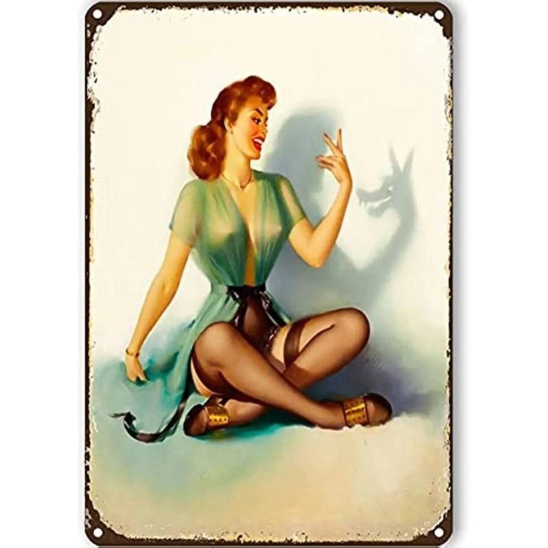 Vintage Coffee Metal Tin Sign Kitchen Bar Decor