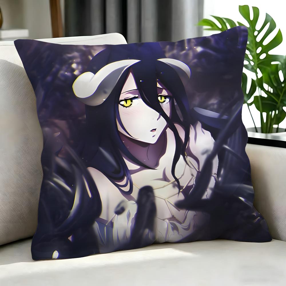 Anime Overlord Cushion Cover Cushion Cover Set 4Pcs 50X50 45X45 40X40 Pillowcase Decorative Sofa Home Decor