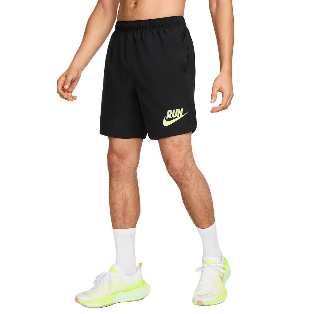 Nike Dri-Fit Challenger Run Energy Elastic Comfortable Quick-Dry Breathable Five-Point Sports Shorts Men Shorts Black HJ3566-010