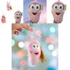 Peluche Morbido e Coccoloso a Forma di Larva, Cuscino, per Regalo ai Bambini
