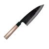 Tosa Cutlery, Black-finished Deba Knife, Blue Steel, No. 1, 195mm