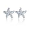 925 Sterling Silver Earrings for Women Original Charm Double Hoop Earrings Pave CZ Fine Engagement Anniversary Jewelry E557