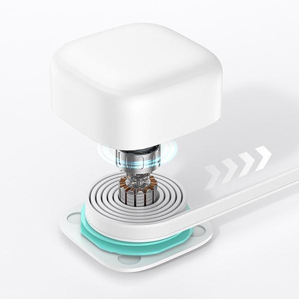 Usams Ład. Siec. 1Xusb-C Ze Zwijanymkablem Usb-C Retractable Pd+Qc 35W Gan Fast Charging Biały/White Xmf Series Cc202Tc02 (Us-Cc202)