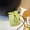 Fashi Women's Bag Lightweight Shoulder Bag Drawstring Sports Mini Mobile Phe Crossbody Bag