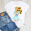 Womens Tshirt Summer Butterfly Cute Fashion 90S Print Ladies Tee Female Top Shirt Clothes Graphic Lady Tops Clothing