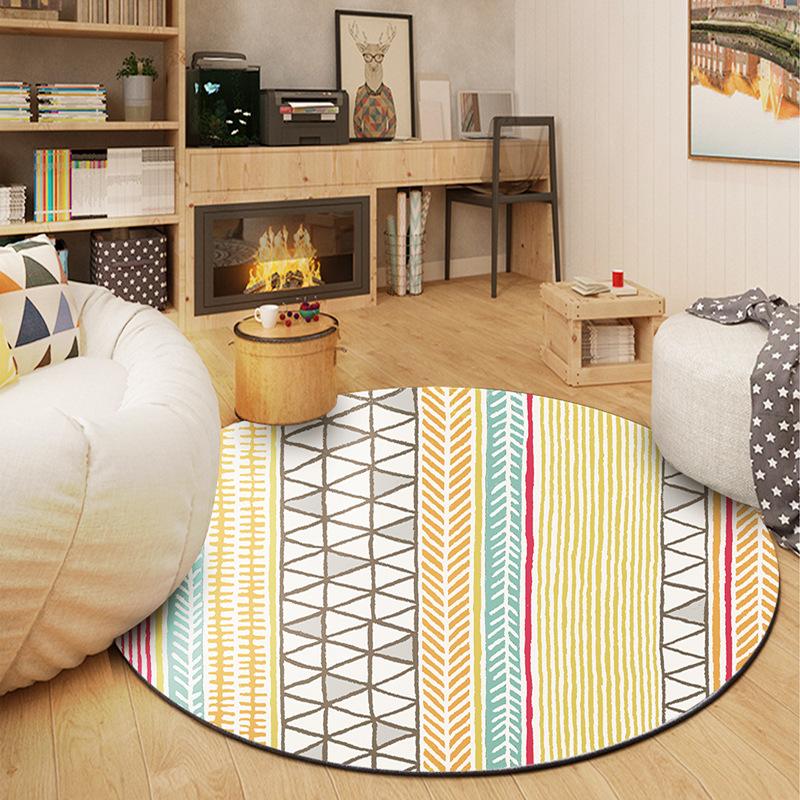 Nordic Abstract Carpet Simple Geometry Living Room Coffee Table Carpet Bedroom Bedside Carpet Chair Mat