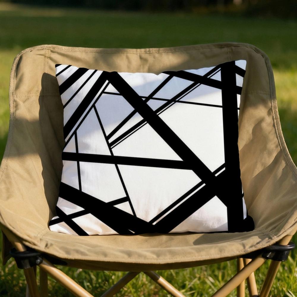 Van HHalen Cushion Cover Soft Reversible Durable Pillow Cover MultiScene Use for Home Car Daily Comfort