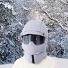 Trapper Hat For Women 4 In 1 Warm Cap Cold Weather Cap With Hood Earflap Goggles For Men Women Winter Cold Weather Cycling