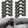 1 Set Kayak Rope Buckle with Screws Boat Drawstring C-Shaped Fixing Buckle Canoe Parts Replacement Accessories Repair Kit