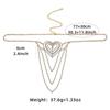 Hot Waist Rhinestone Heart Body Chain Panties for Women