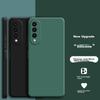 Phone Case Honor X20SE, Huawei Nova8se Active Edition/Honor X20SE Protective Cover, Upgraded Lens Anti-Drop Matte Silicone Soft - Midnight Black