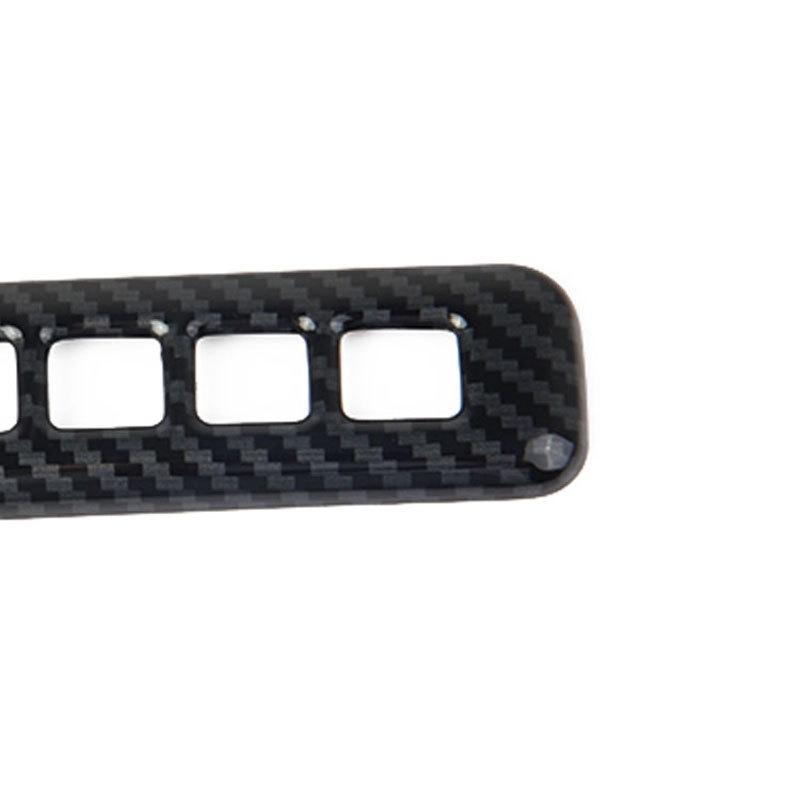 For Ford F150 F-150 2015 -  ABS carbonfiber Door Password Lock Button Decorative Cover Car external Accessories