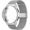 Milanese Bracelet + Case with Screen Protector for Samsung Galaxy Watch 4 40mm, Silver