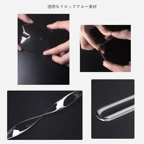 YHJKOPO Door Handle Protector for Aqua MXPK1 Type MXPK1# Type 2nd Generation R3.7~ NHP10 1st Generation H23.12~ Car Door Knob Scratch Prevention