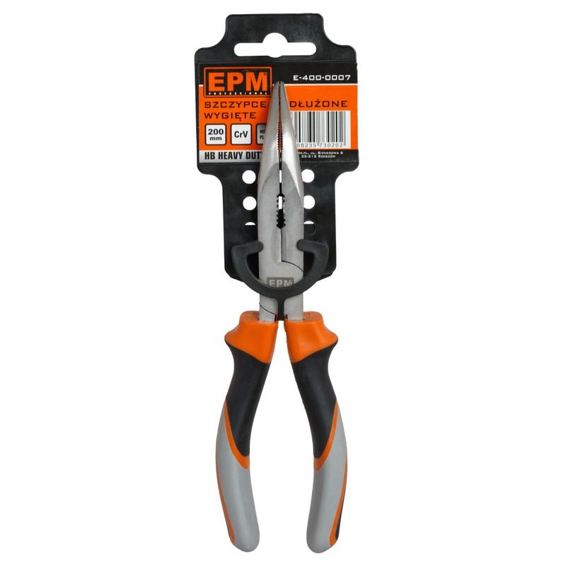 BENT LONG NOSE PLIERS 200MM - E-400-0007