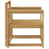 Outdoor Sofa Set Solid Wood Acacia White