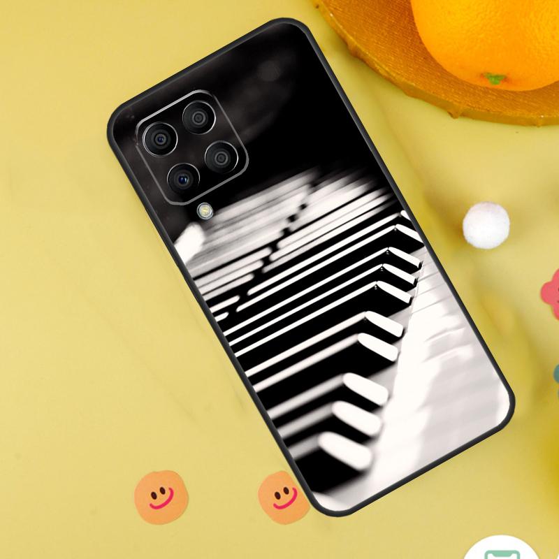Piano Keys Musical Case For Samsung Galaxy M35 M33 M21 M31 M16 M36 M56 M53 M13 M12 M32 M52 M15 M55 M14 M34 M54