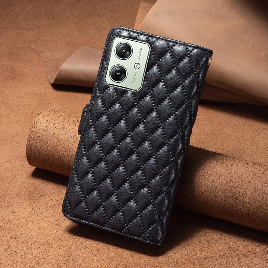 BINFEN COLOR BF Style-15 For Honor X6a 4G Wallet Cover Leather Zipper Pocket Phone Case