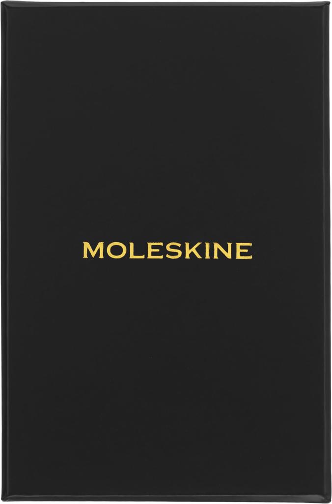 Moleskine x Mantero Shine Collection Notebook, Hardcover, Plain, XS Size (6.5cm x 10.5cm), Gold Boxed, LEHSHINEMP012GOLD