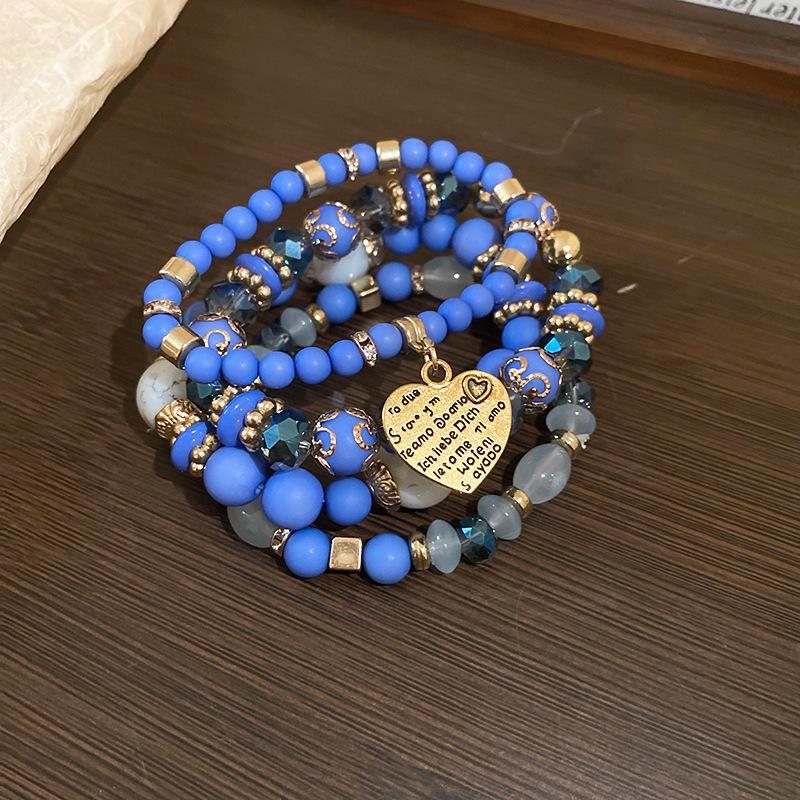Bohemian Miyuki Multi-Layer Beaded Bracelet: Summer Ethnic Style, Light Luxury Niche Retro Jewelry
