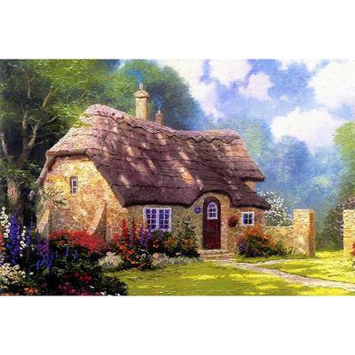 Diamant-Malerei Kreuzstich ländlichen Haus Diamant Mosaik Landschaft Stickerei