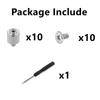 Metal M.2 SSD Screws Black Screws SSD Mounting Kit New Hard Drive Screws  for Desktop PC
