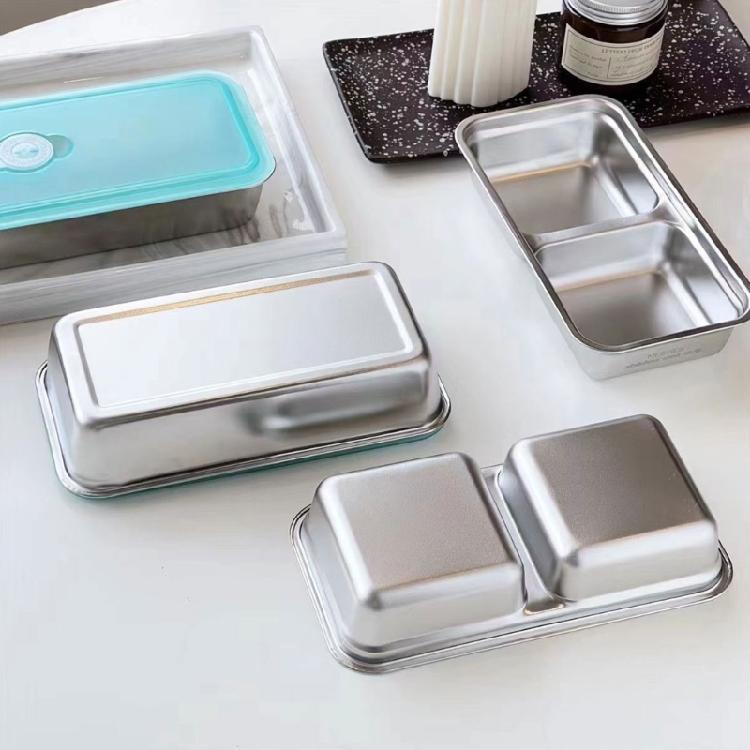 Sealed Nonrust Steel Bentos Box Shatters Proof Clear Covers Corrosions Resistance Perfect for Meal Prepping