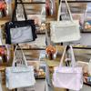 Youth Campus Nylon Crossbody Bag With Transparent Layer For Daily Casual Use