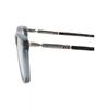 Gucci Square Frame Acetate Optical Frames Grey Ruthenium Transparent
