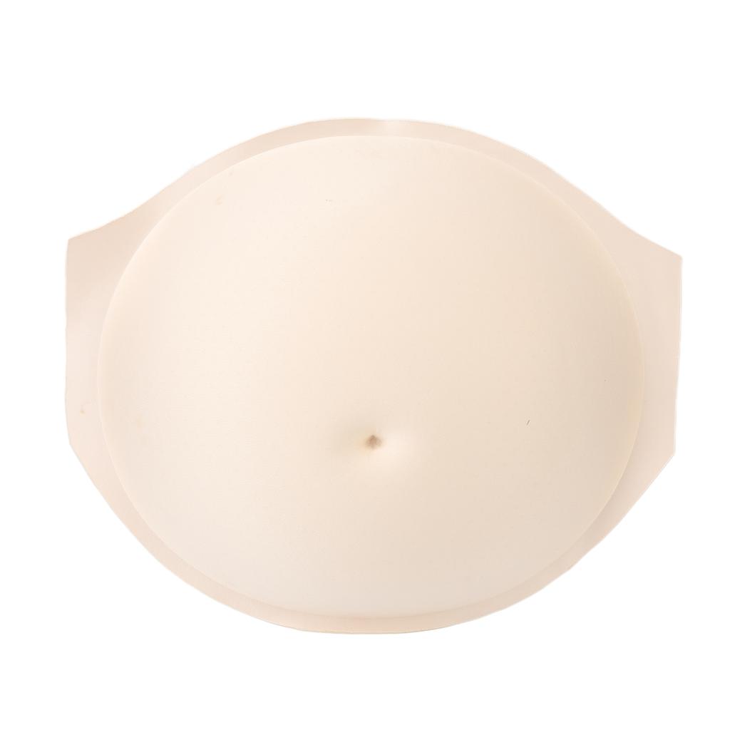 Fake Belly 1 to 5 Months Lightweight Breathable Sponge Self Adhesive Pregnant Belly for Costume Cosplay Stage Props