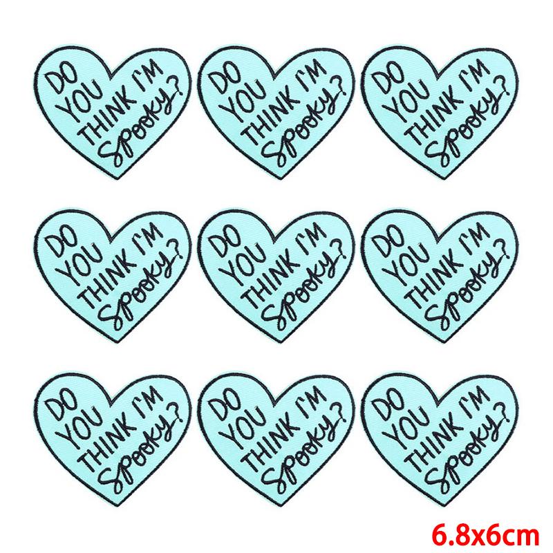 10 Pcs/lot Wholesale Embroidery Patch Iron On Patches For Clothing Patches On Clothes Jackets Decor Applique Sew Supplies