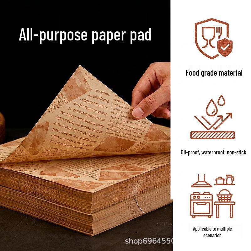 Food-Grade Oil Absorbent Paper Mat for Fried Foods - Oil-Proof Baking Paper