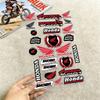 Laser For Reflective Motorcycle Stickers, 3M Safety Warning At Night In The Dark Scooter Helmets