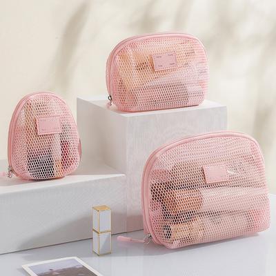 3-częściowa siateczkowa kosmetyczka podróżna do przechowywania przyborów toaletowych o dużej pojemności, na szminki i różne drobiazgi do organizowania artykułów do pielęgnacji osobistej