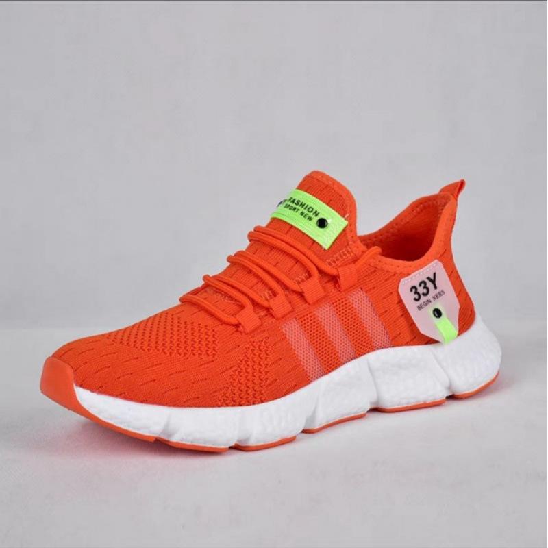 Foreign Trade Popular Men's Shoes 2025 Fly-woven Mesh Ultra-light Couple Running Shoes Men's Casual Breathable Sports Shoes