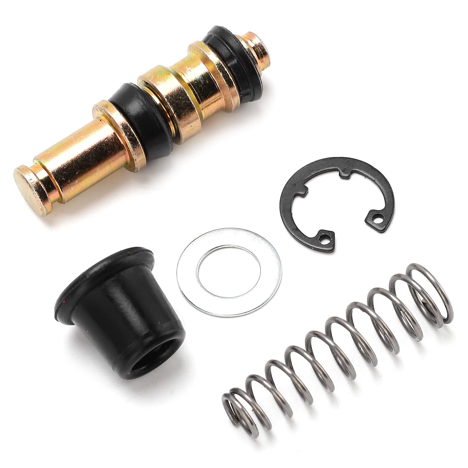 

Brake Plunger Repair Kit, Front Master Cylinder Rebuild Kit, Metal+Rubber Motorcycle Hydraulic Brake Clutch normal