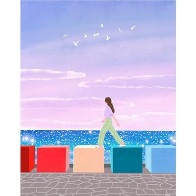 Pinto 500-Piece Plastic Jigsaw Puzzle "CHEROK_Rainbow Bridge" (31x38cm) for Adults, Difficult, No Broken Pieces, Click-together Design [H3515]
