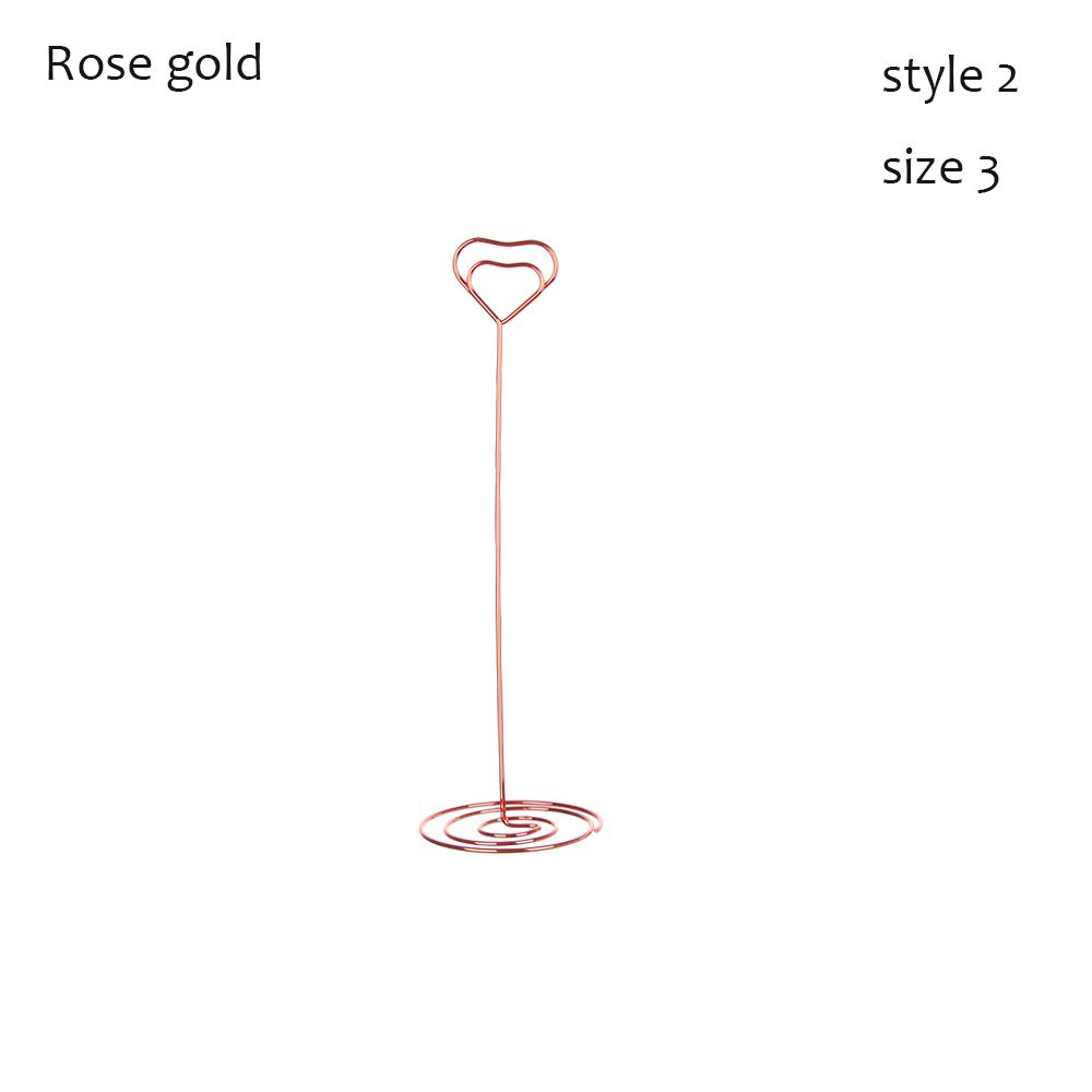 Decoration Wedding Supplies Paper Clamp Photos Clips Place Card Clamps Stand Table Numbers Holder