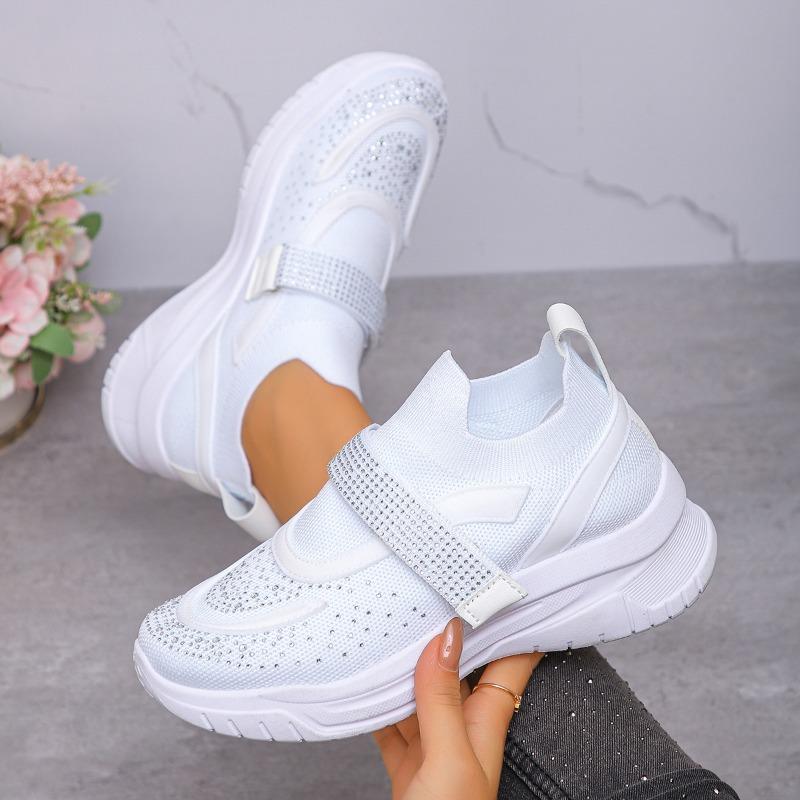 Neue modische lässige Damenschuhe, tief geschnitten, dicke Sohle, atmungsaktive Sportschuhe, einzelne Schuhe