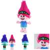 Trolls: Šampioni Spolu Hračka Plyšová Roztomilá Kreslená Postavička Výška 30 cm Chlapec s Modrými Vlasy a Dívka s Růžovými Vlasy Perfektní Pro Děti Věku 7-14 Let