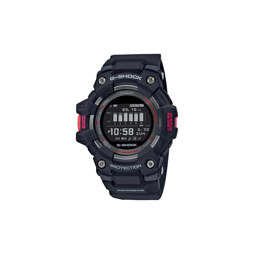 Casio G-Shock GBD-100-1 Men's Bluetooth Digital Watch Black Waterproof