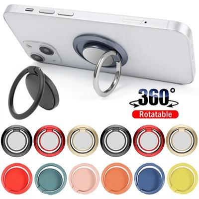 Universal-Fingerringhalter-Ständer für iPhone Samsung Xiaomi Mobiltelefon Luxus 360 ° Rotation Telefonrückseiten-Aufkleberhalter