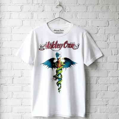 Motley Crue Dr Feel Good Album Men's T Shirt Rock Band Heavy Metal Concert Tour